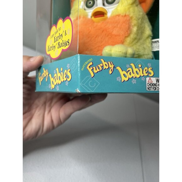 VTG 90s 1999 Electronic Furby Babies Model 70-940 Tiger Electronics NIB Yellow - Picture 9 of 9